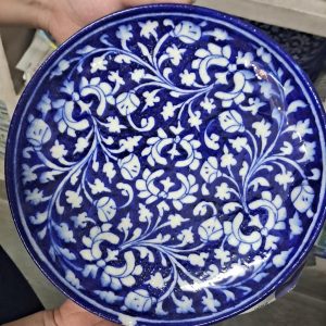 Craftiles® BP2001 Mugal Handmade Jaipur Blue Pottery by Jaipur Dharohar