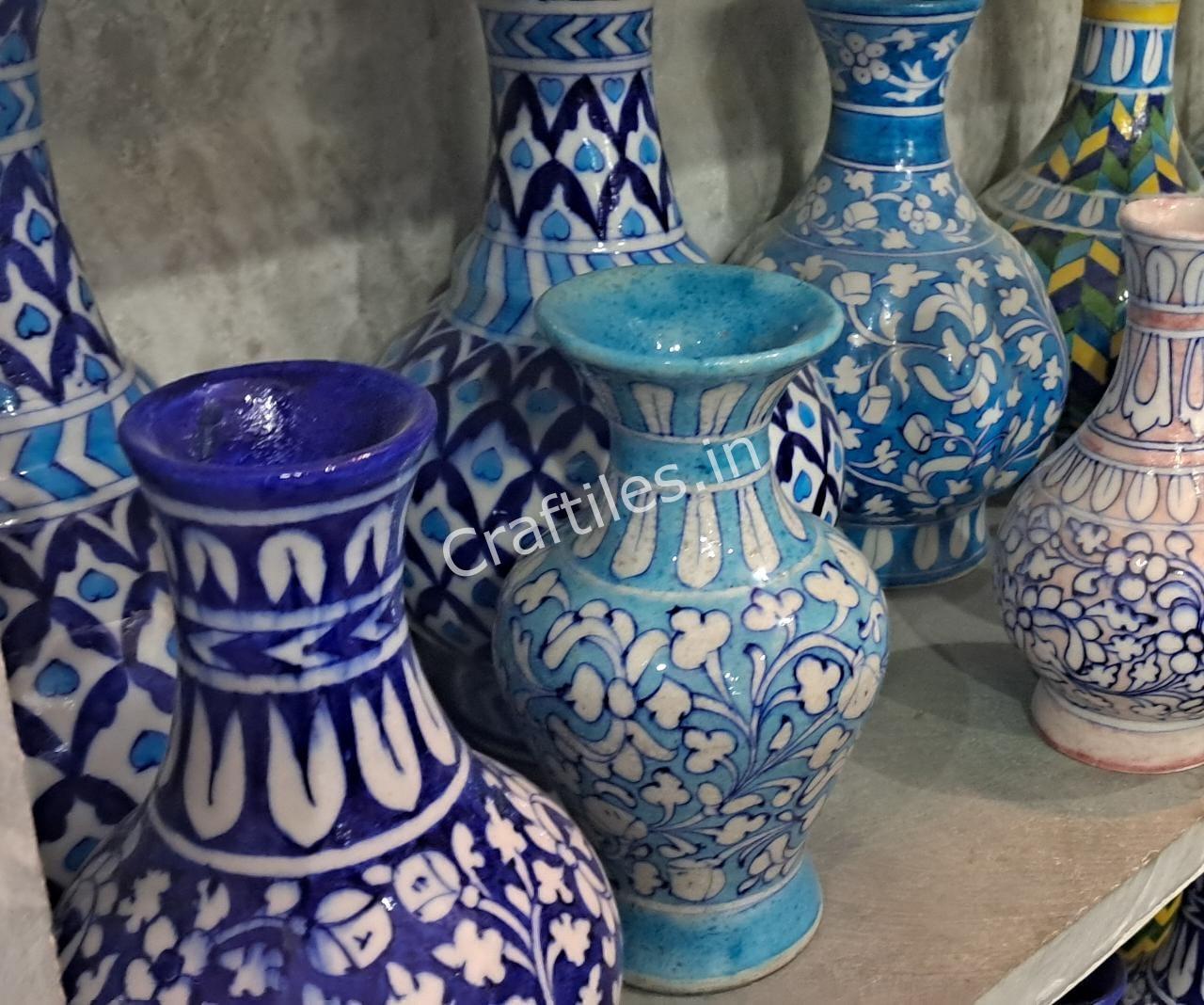 Craftiles® Mughal Handmade Jaipur Blue Pottery by Jaipur Dharohar - Image 2