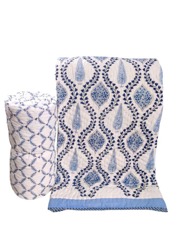 Craftiles Quilts - All session organic Handblock printed Jaipur Razai by Jaipur dharohar - Image 27