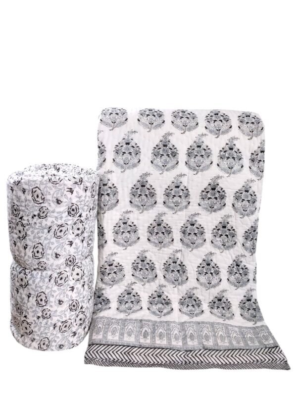 Craftiles Quilts - All session organic Handblock printed Jaipur Razai by Jaipur dharohar - Image 24