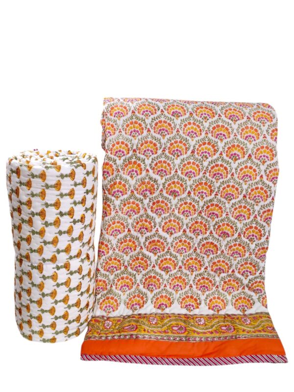 Craftiles Quilts - All session organic Handblock printed Jaipur Razai by Jaipur dharohar - Image 16